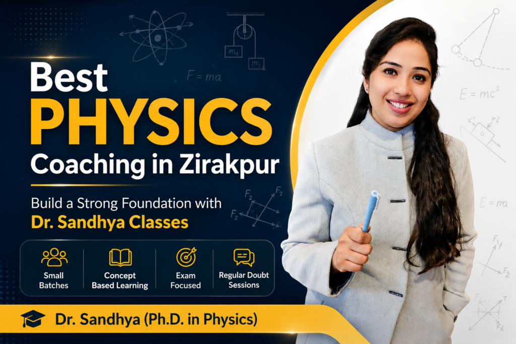 Best Physics Coaching in Zirakpur - Build a Strong Foundation with Dr. Sandhya Classes best physics coaching in zirakpur